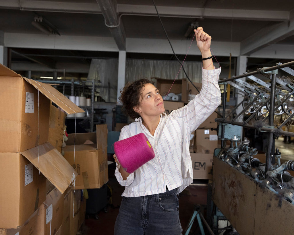 Hals-over-bos verliefd op de poëtische knitwear van Wolvis