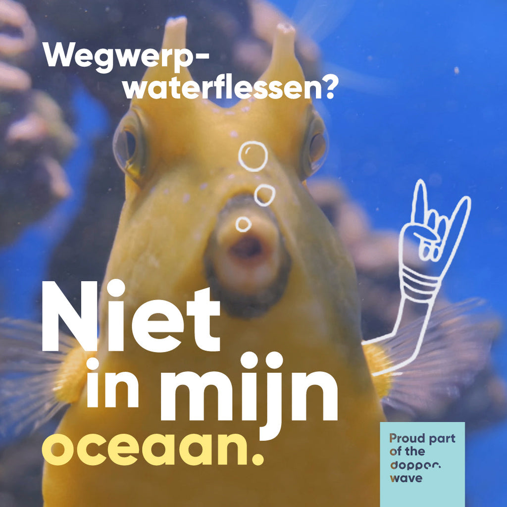 Weg met de wegwerpfles - doe de Dopper Wave!