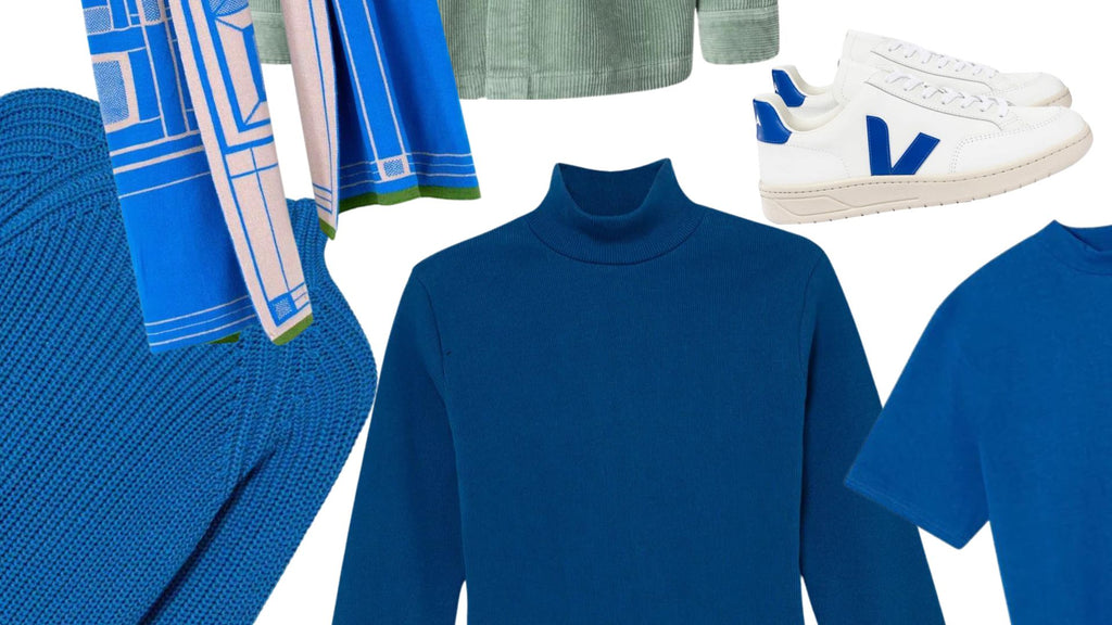 Style guide: How to combine cobalt blue?