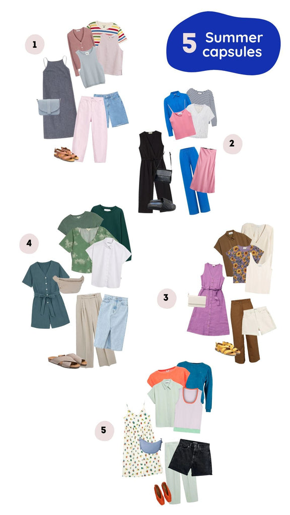 5 Summer Capsules - Mini collections to mix & match