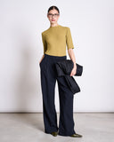 JAN 'N JUNE Nina rib t-shirt wood olive women