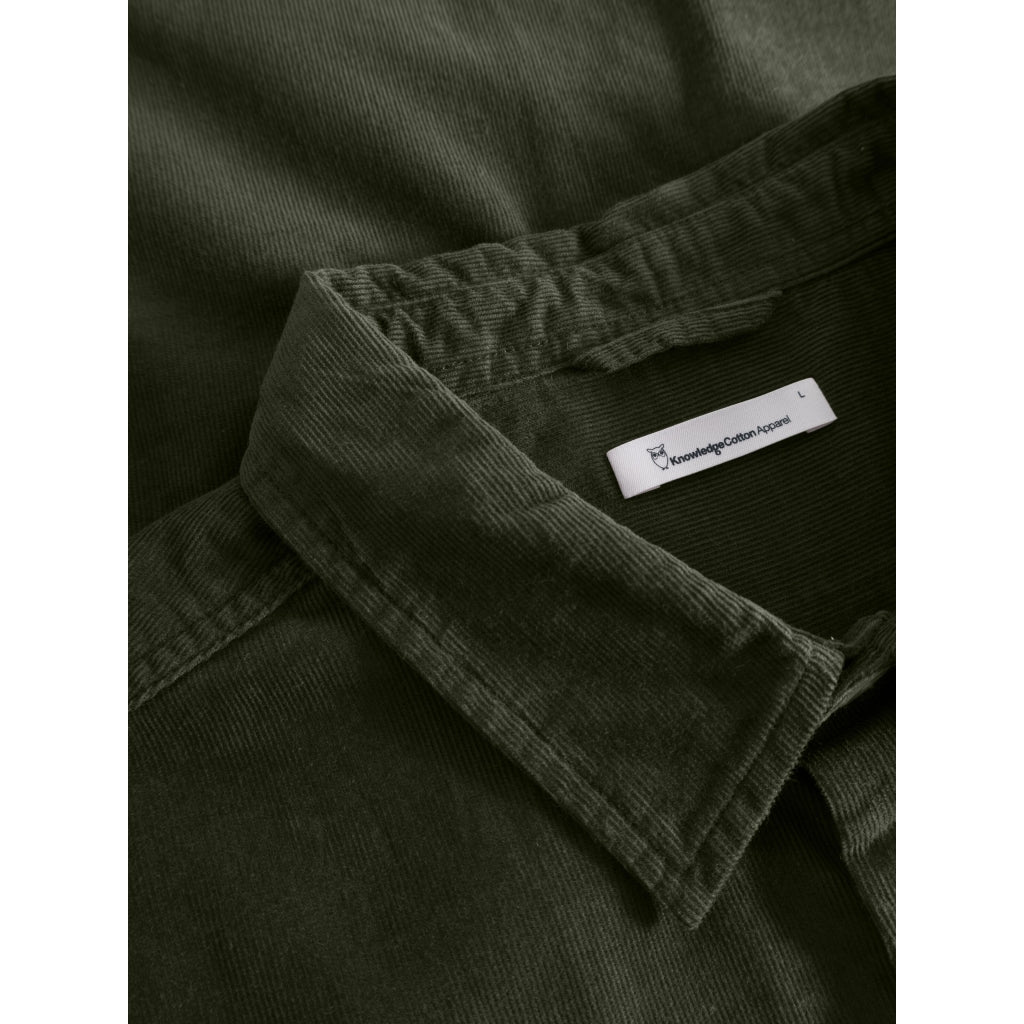KCA 1090053 Corduroy shirt 1090 forest night men