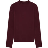 KCA 100076 Rib high neck long sleeved 1281 fig women