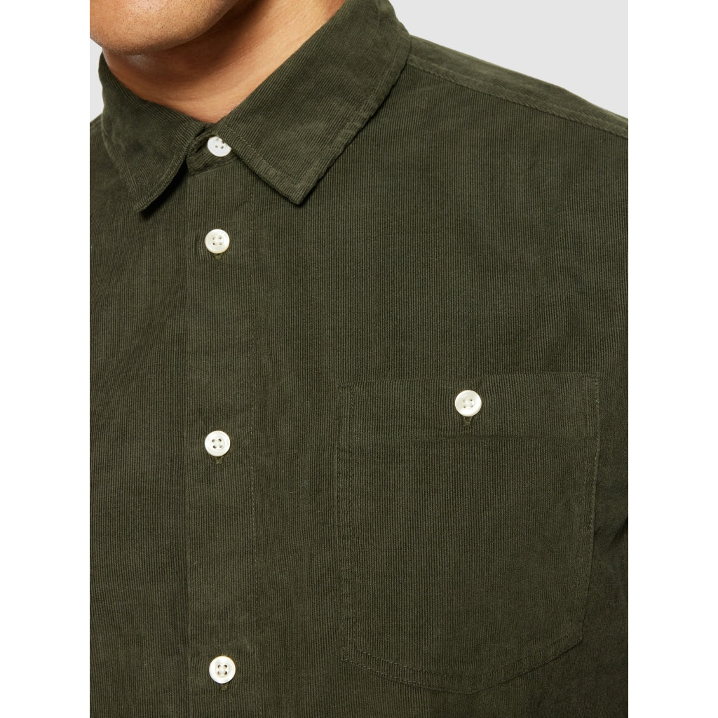 KCA 1090053 Corduroy shirt 1090 forest night men