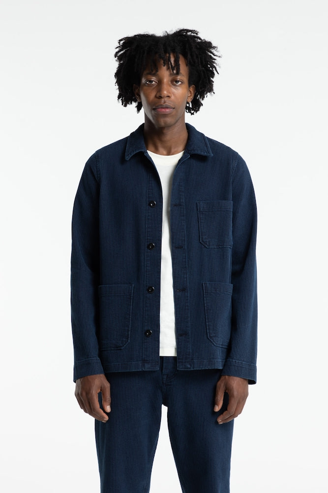 KINGS OF INDIGO Duncan jacket mid indigo cord men
