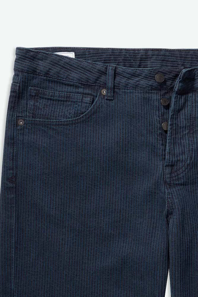 KINGS OF INDIGO Sushan pants mid indigo cord men