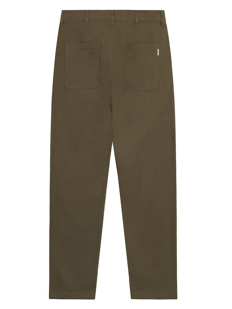 KCA 1070093 Tim organic cotton canvas pants 1068 burned olive men