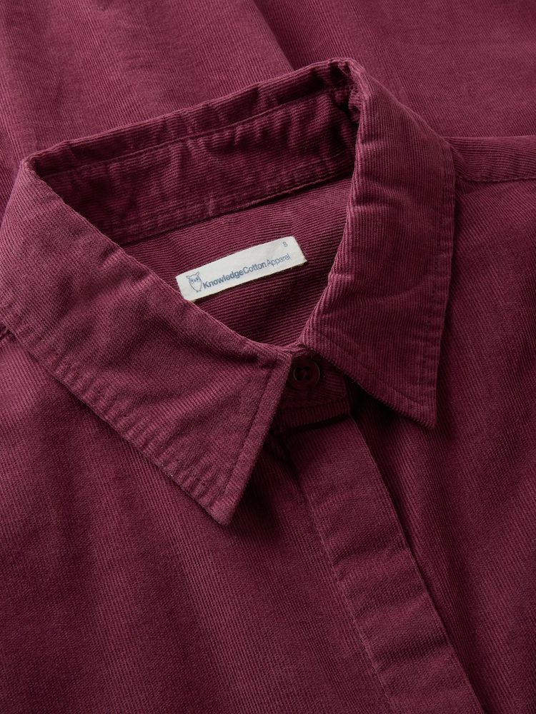 KCA 1090055 Organic cotton flannel shirt 1281 fig men