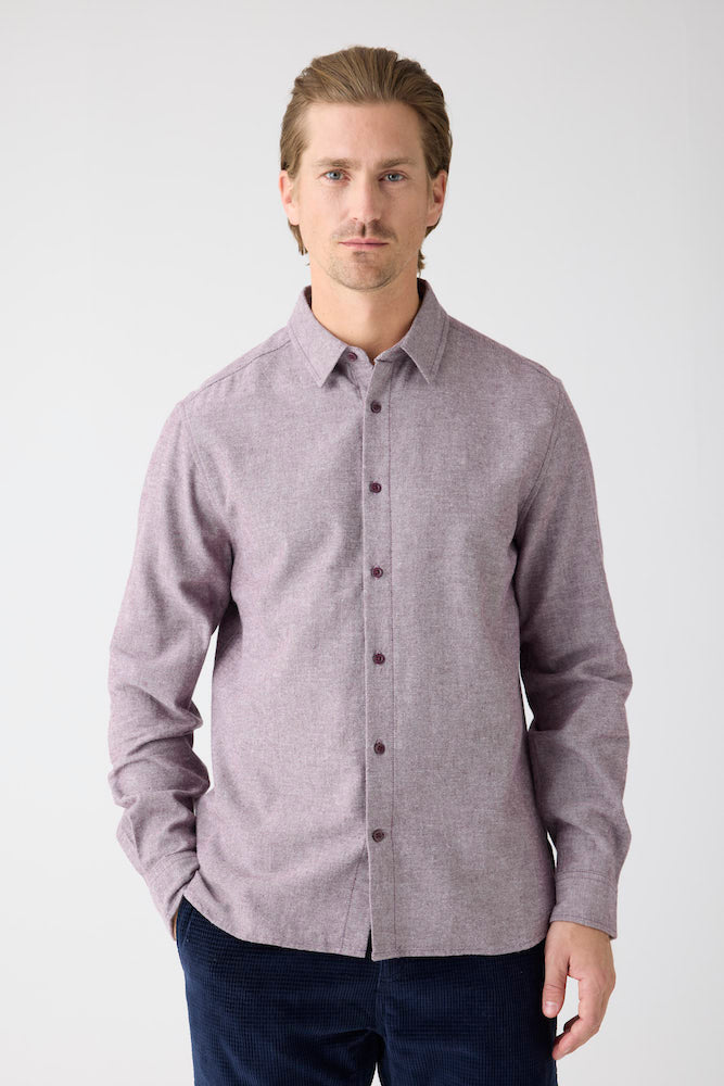 KCA 1090114 Flannel shirt 1281 fig men