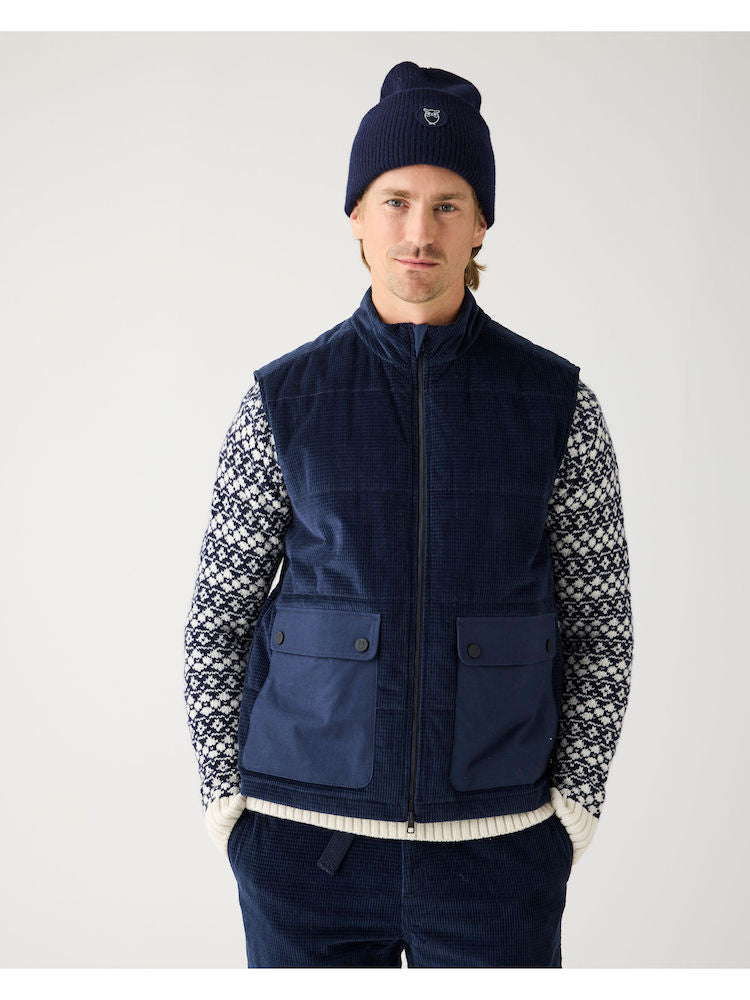 KCA 1100006 Corduroy vest 1412 night sky men