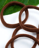 FAIRHAIR Haargummi Hair elastics 3 pack brown