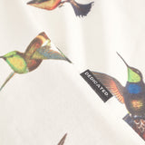 DEDICATED Visby hummingbirds t-shirt off white women