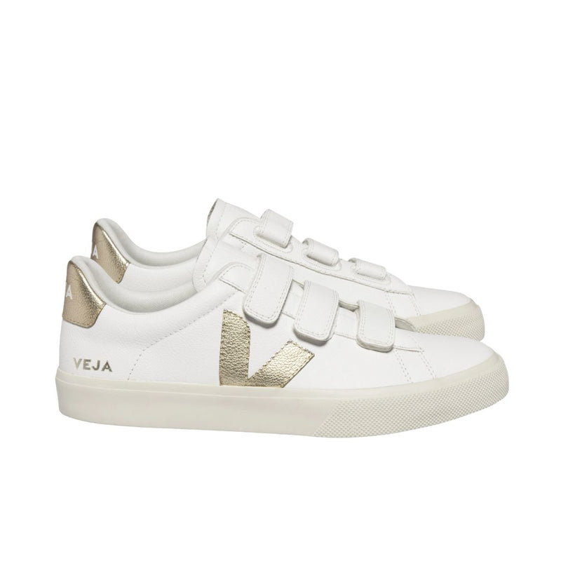 VEJA Recife chromefree leather extra white platine women