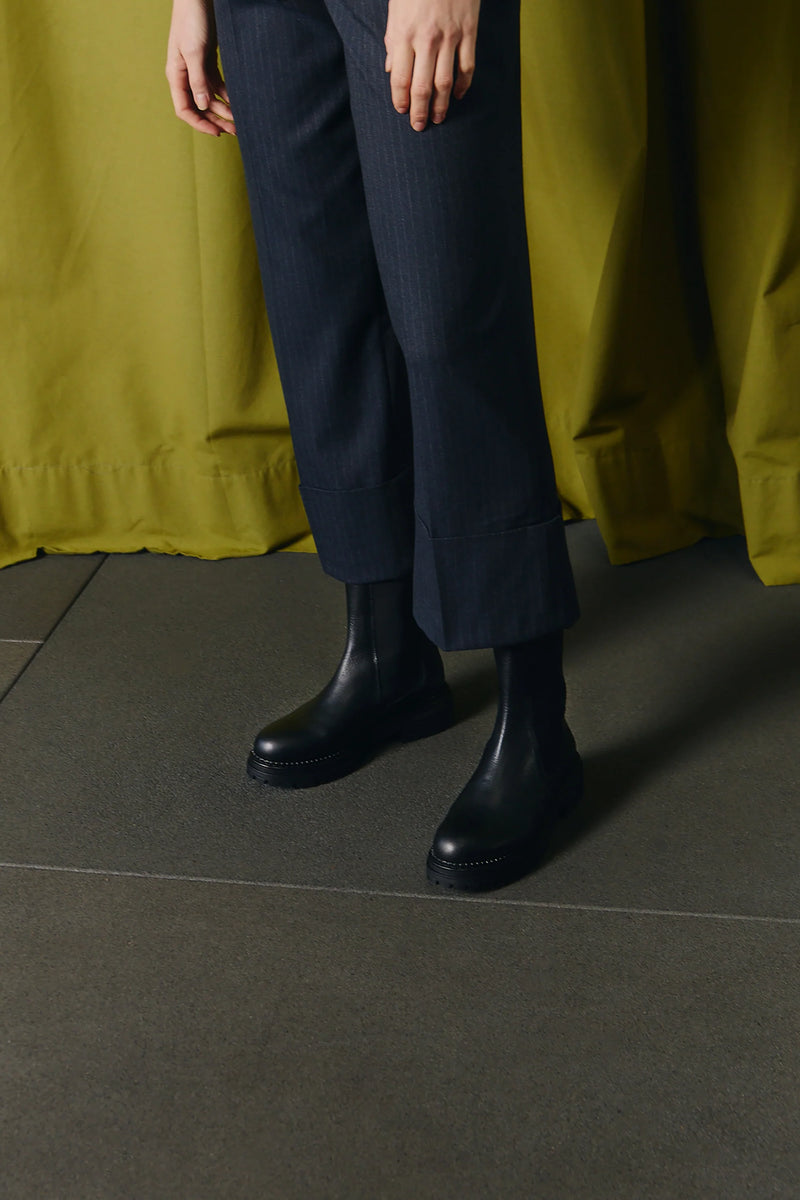 JUTELAUNE Chelsea high boots black women