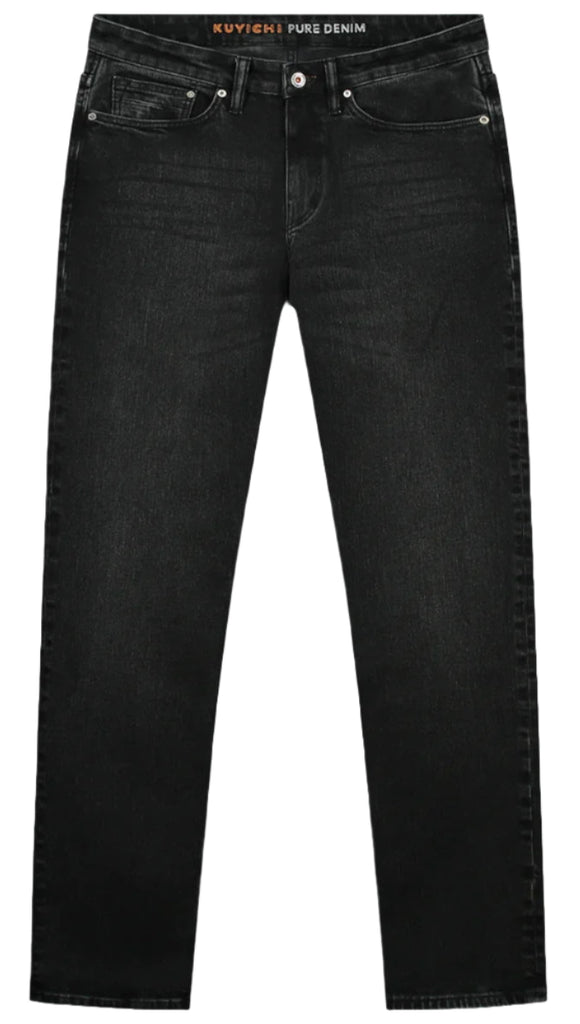 KUYICHI Scott regular jeans vintage black men
