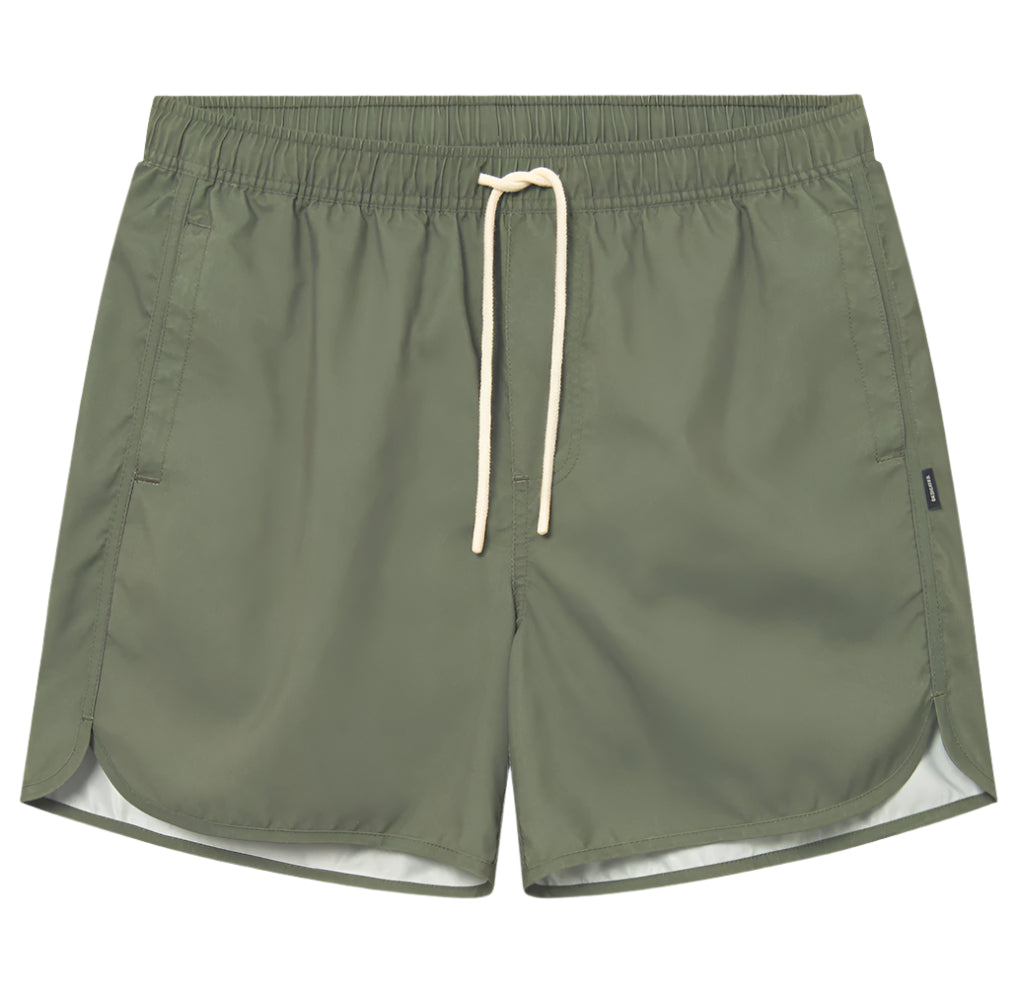 DEDICATED Sandhamn swim shorts leaf green men