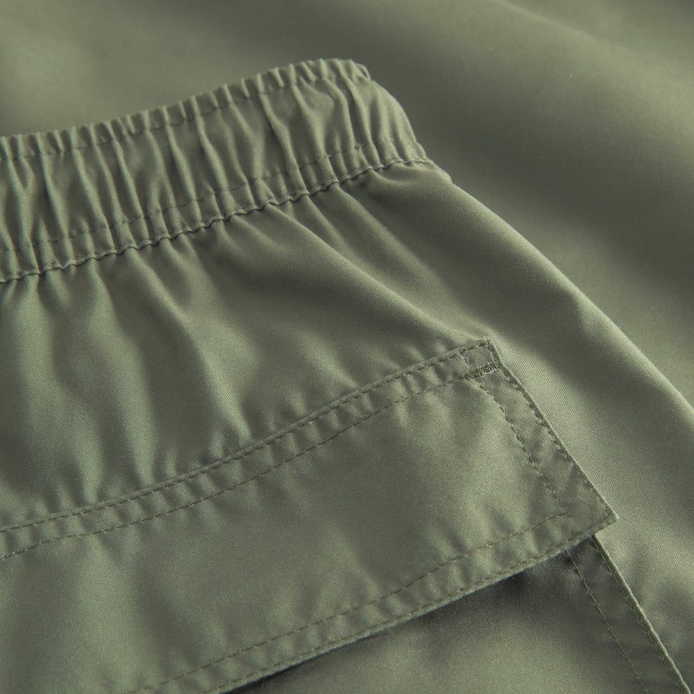 DEDICATED Sandhamn swim shorts leaf green men