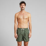 DEDICATED Sandhamn swim shorts leaf green men