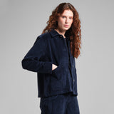 DEDICATED Stiby corduroy jacket navy women