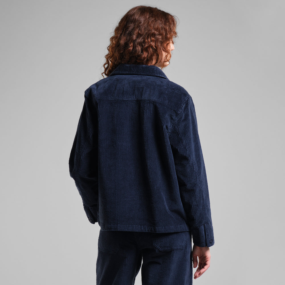DEDICATED Stiby corduroy jacket navy women