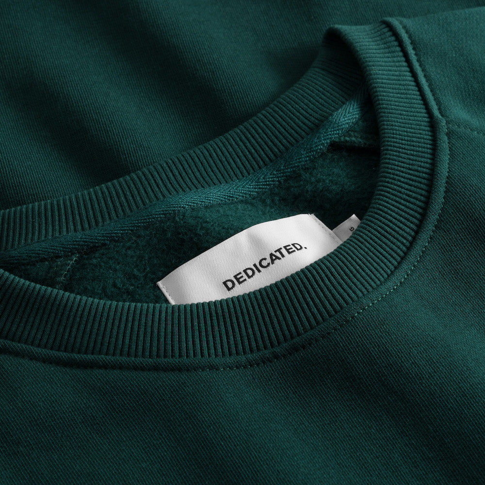DEDICATED Malmoe base sweatshirt dark green men