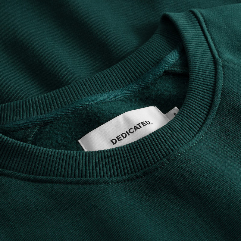 DEDICATED Malmoe base sweatshirt dark green men