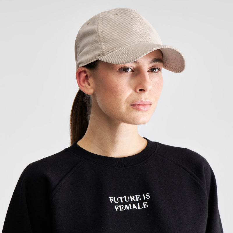 DEDICATED Slussen corduroy soft cap stone unisex