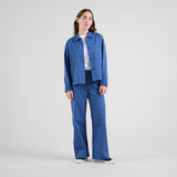 DEDICATED Stiby jacket herringbone true blue women