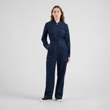 DEDICATED Docksta overalls denim dark blue women