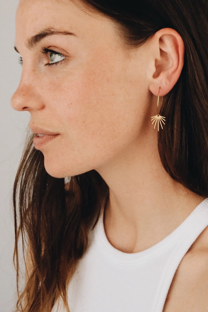 BRASSCAKE Feli hoop earrings