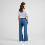 DEDICATED Berlin flare denim pants mid blue women