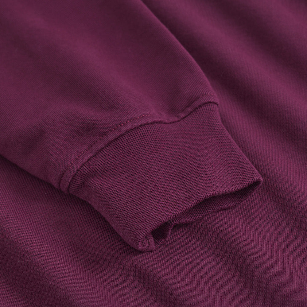 DEDICATED Malmoe base sweatshirt fig red men