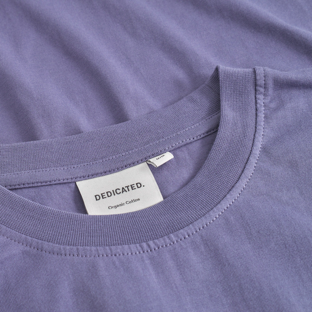DEDICATED Stockholm base t-shirt heron blue men