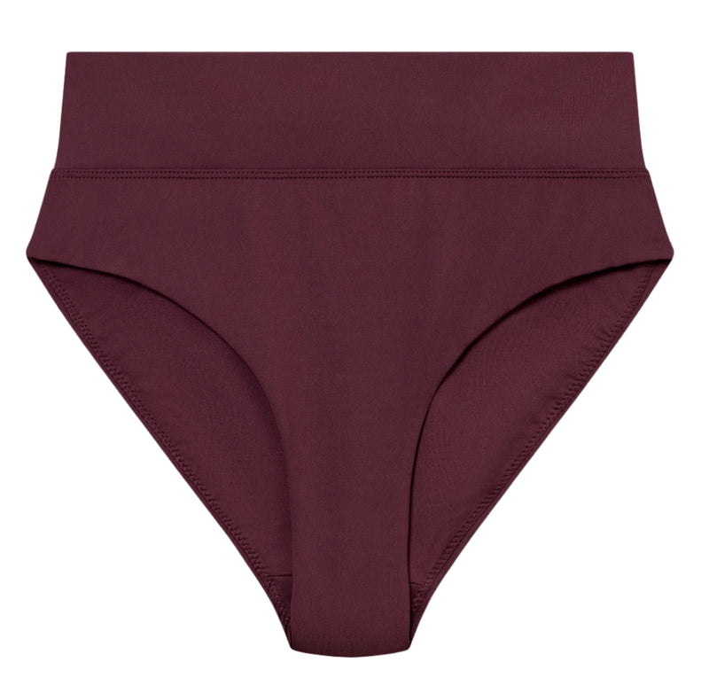DEDICATED Slite bikini pants burgundy women