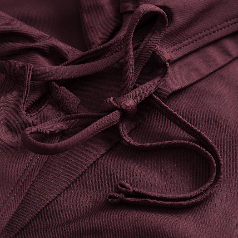 DEDICATED Alva bikini top burgundy women