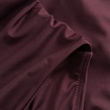 DEDICATED Klinte wrap swimsuit burgundy women