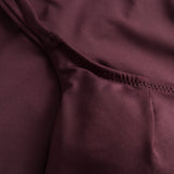 DEDICATED Klinte wrap swimsuit burgundy women