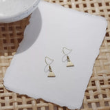 BRASSCAKE Triangle hooks earrings
