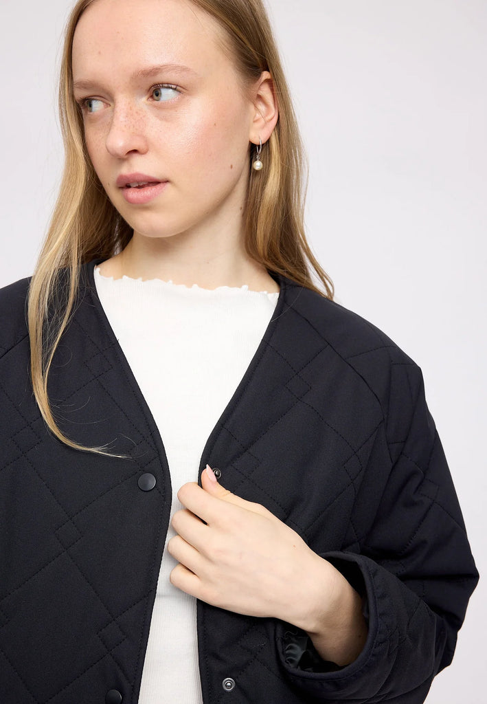 MAZINE Light padded coat black women