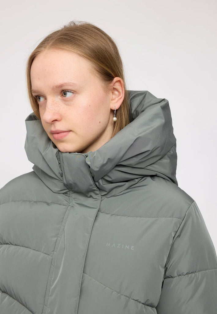 MAZINE Waves quilt puffer coat light bottle women