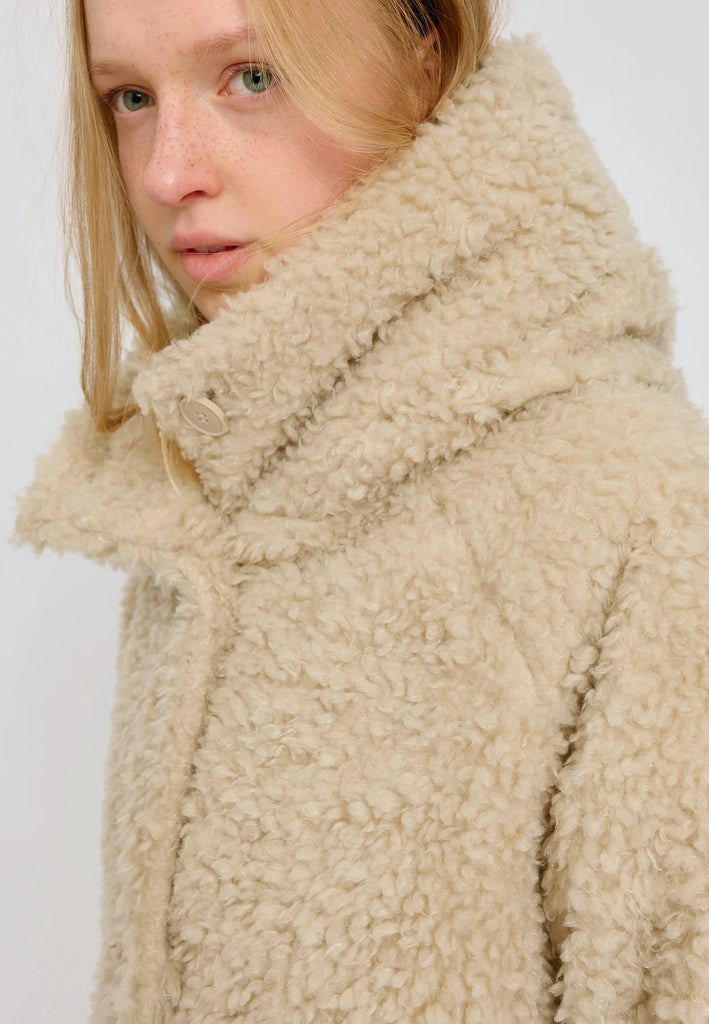 MAZINE Faux fur coat natural women