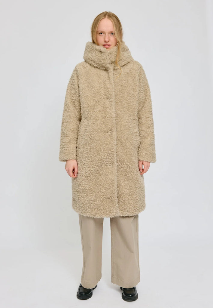 MAZINE Faux fur coat natural women