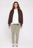 MAZINE Faux fur jacket chestnut women