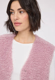 MAZINE Faux fur vest pale mauve women