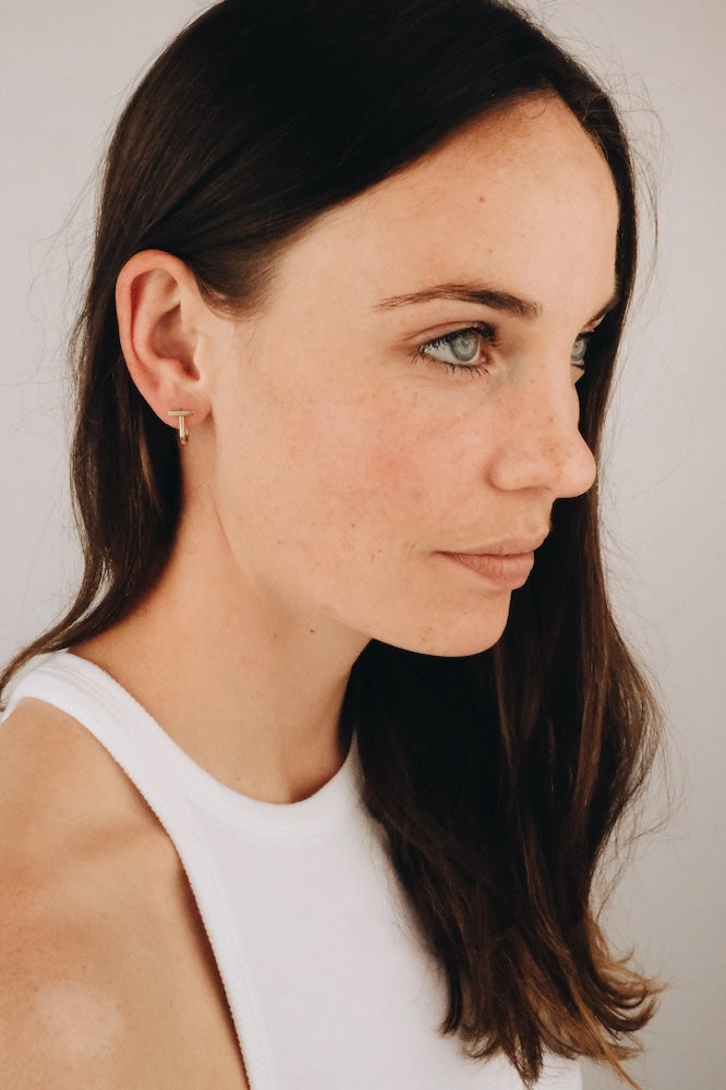 BRASSCAKE Tee earrings