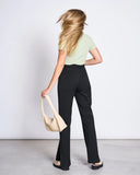 JAN 'N JUNE Nile rib t-shirt pistachio women