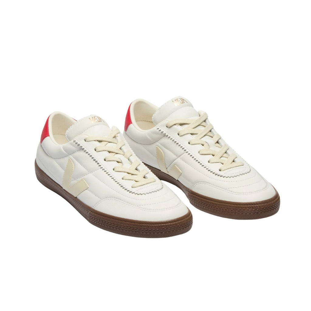 VEJA Panenka leather white pierre pekin bark women