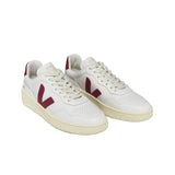 VEJA V-90 O.T. leather extra white marsala women