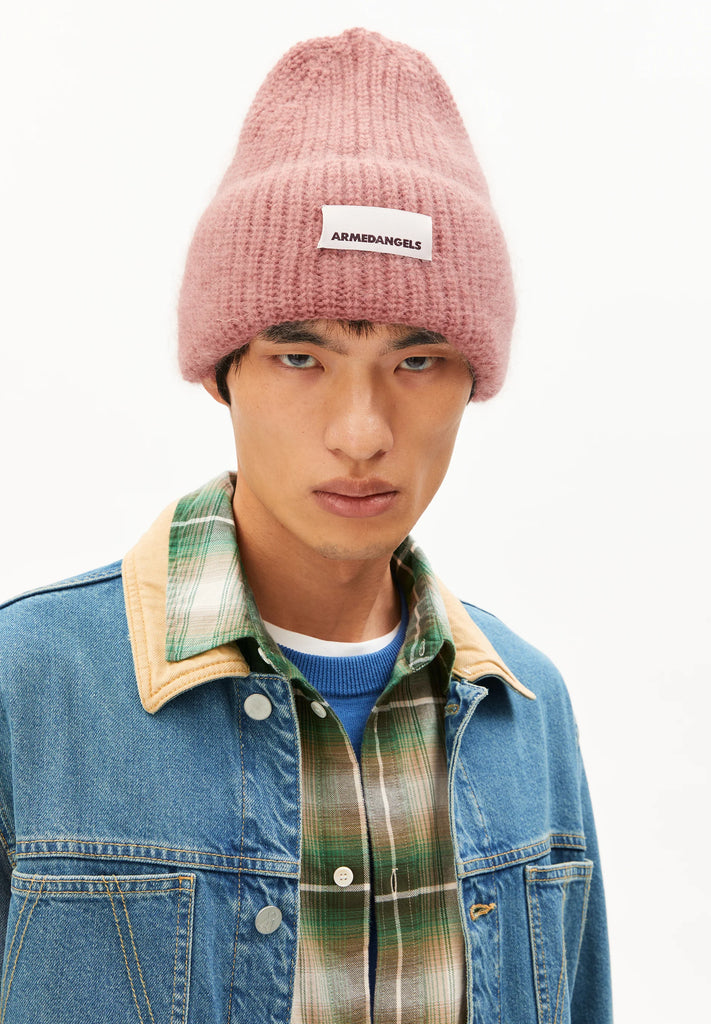 ARMEDANGELS Snowaa beanie light berry unisex