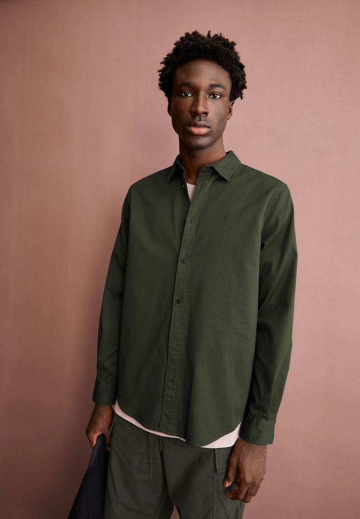 ARMEDANGELS Giaalo overshirt forest pine men